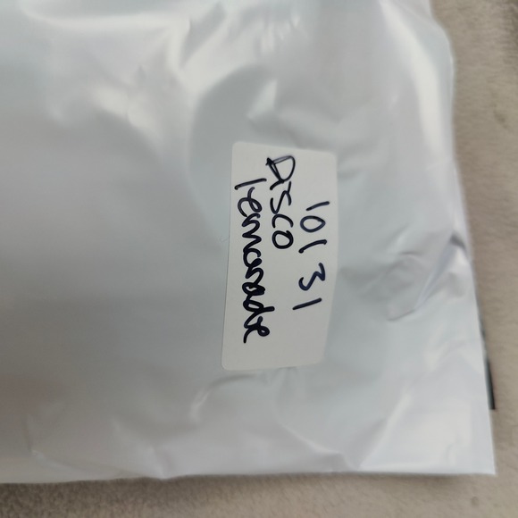 Disco Lemonade Lace Up Halter Dress Womens Medium Fairy Rave Sequin Pink Green - Picture 9 of 9